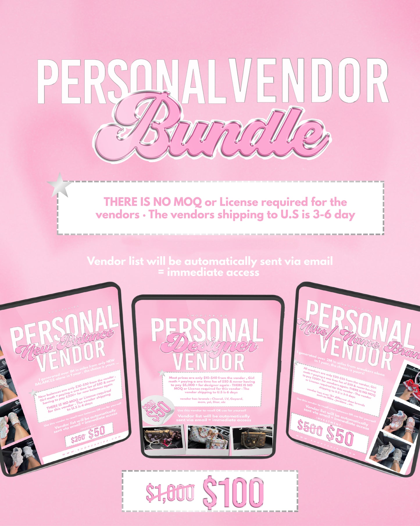 Personal Vendor Bundle