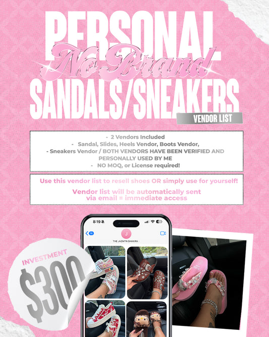 Personal No Brand Sandals/ Sneakers Vendor