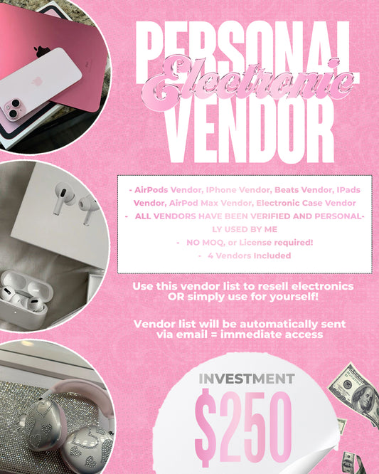 Personal Electronic Vendor
