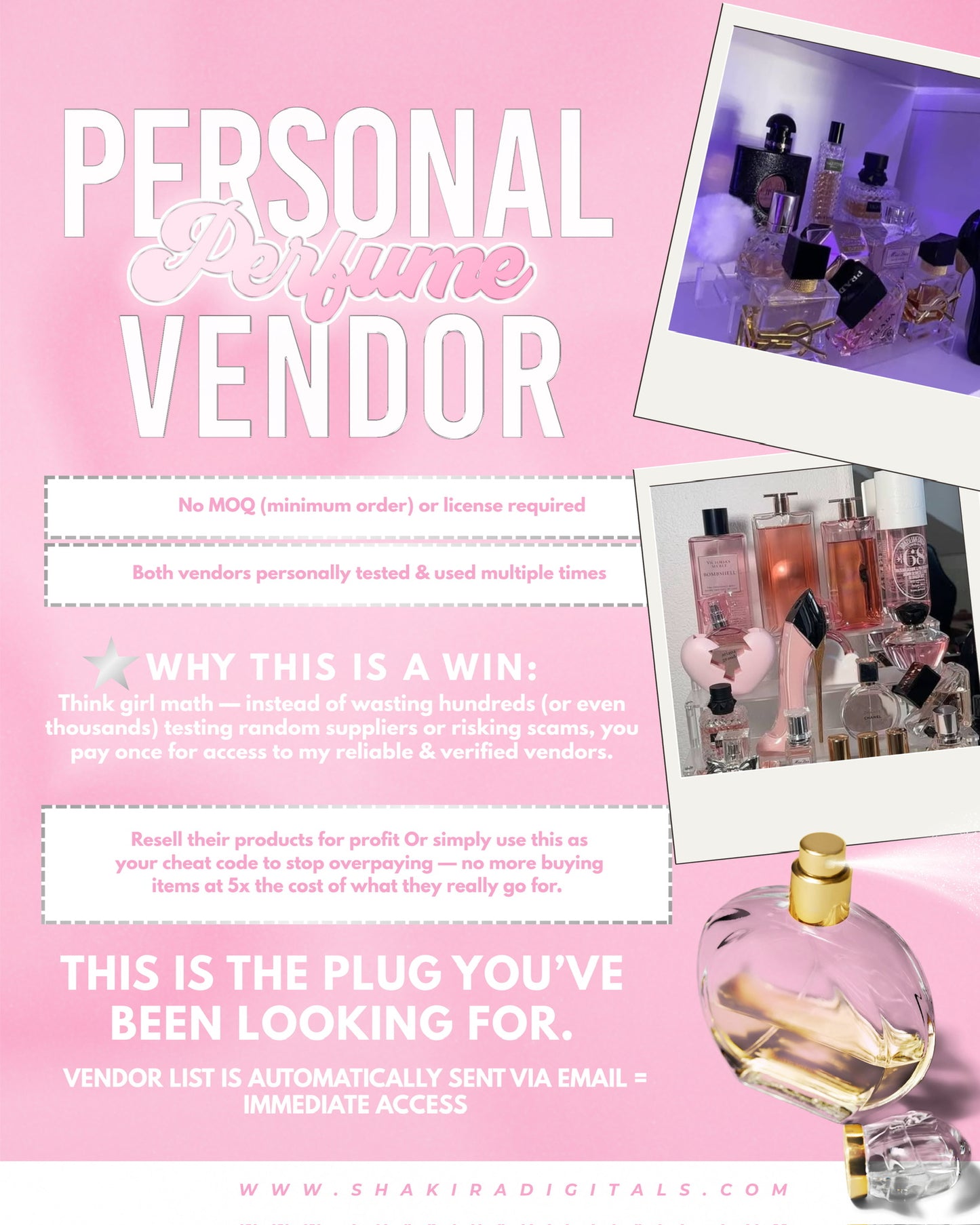 Personal Perfume Vendor