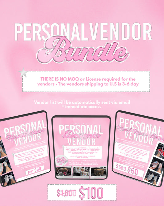 Personal Vendor Bundle