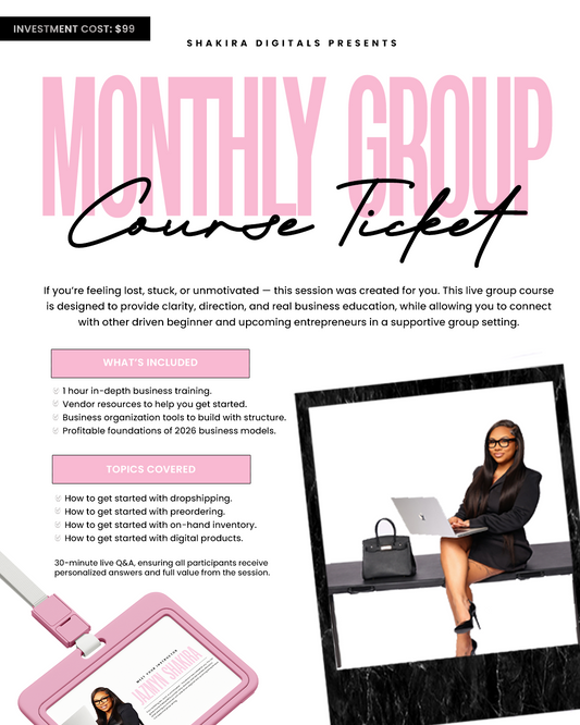 Feb 28th Group Course Ticket