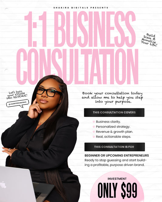 Book a 1:1 Consultation with Jazmyn