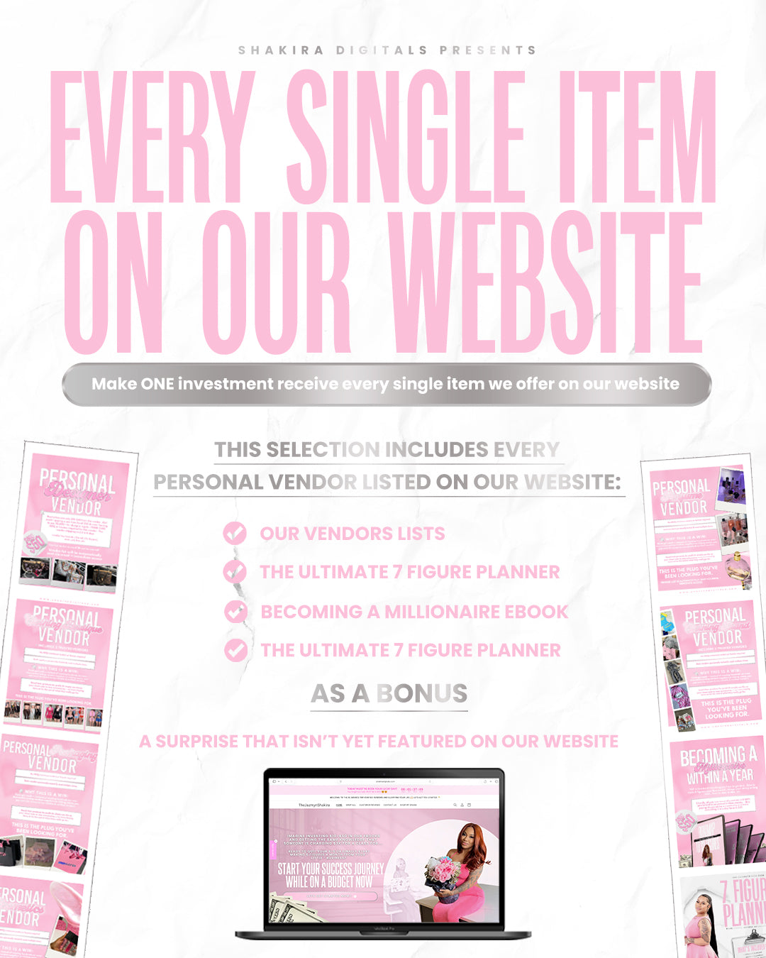 Every single item on our website BUNDLE for ONE price